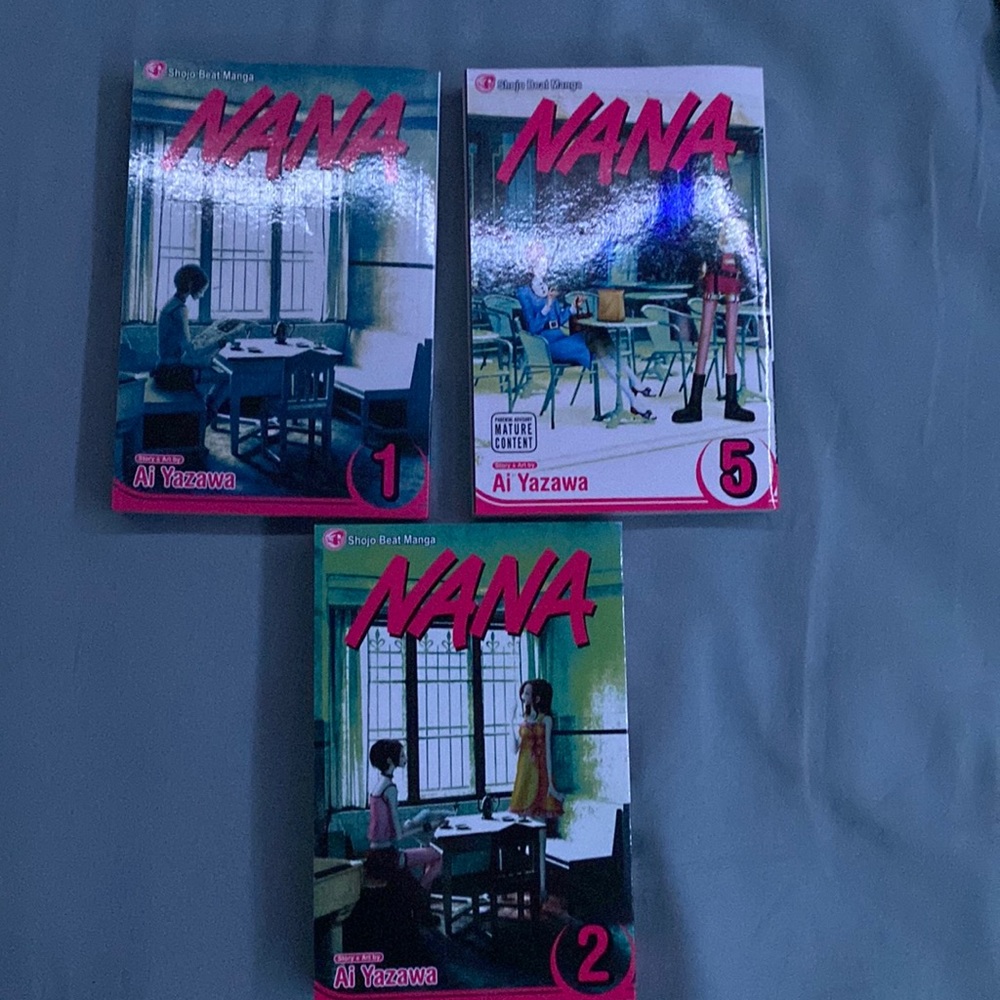 Nana volumes 1/2/5 very great condition/ never used